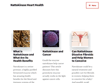 Tablet Screenshot of nattokinasehearthealth.com